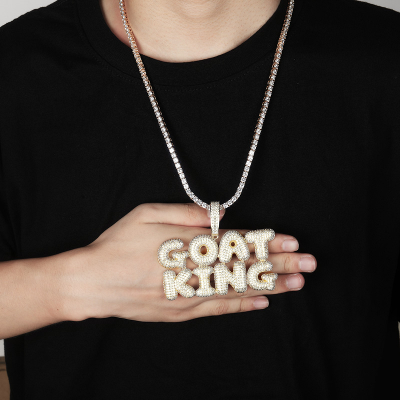 Topgrillz dengan Kuba Rantai N - Name Necklace Custom ulasan dan harga