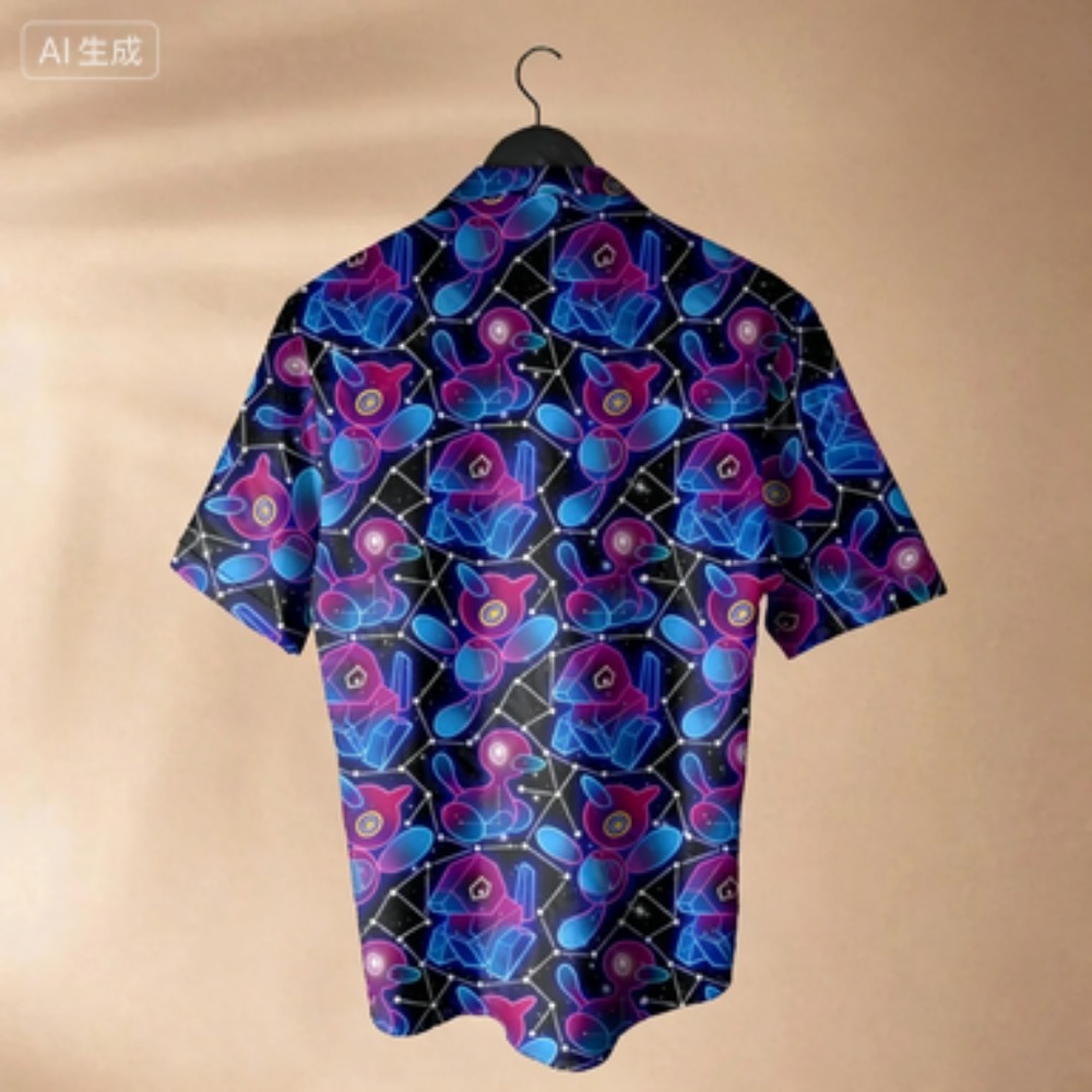 Kemeja Lengan Pendek Bermotif  - Custom Star Map ulasan dan harga